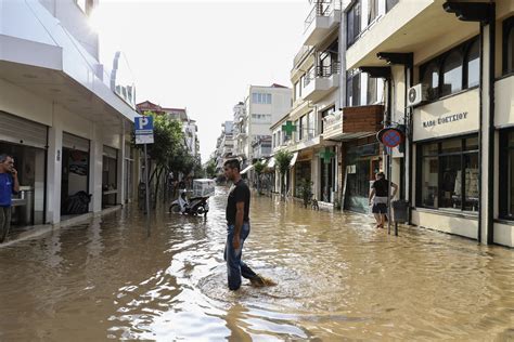 where is the flooding in greece